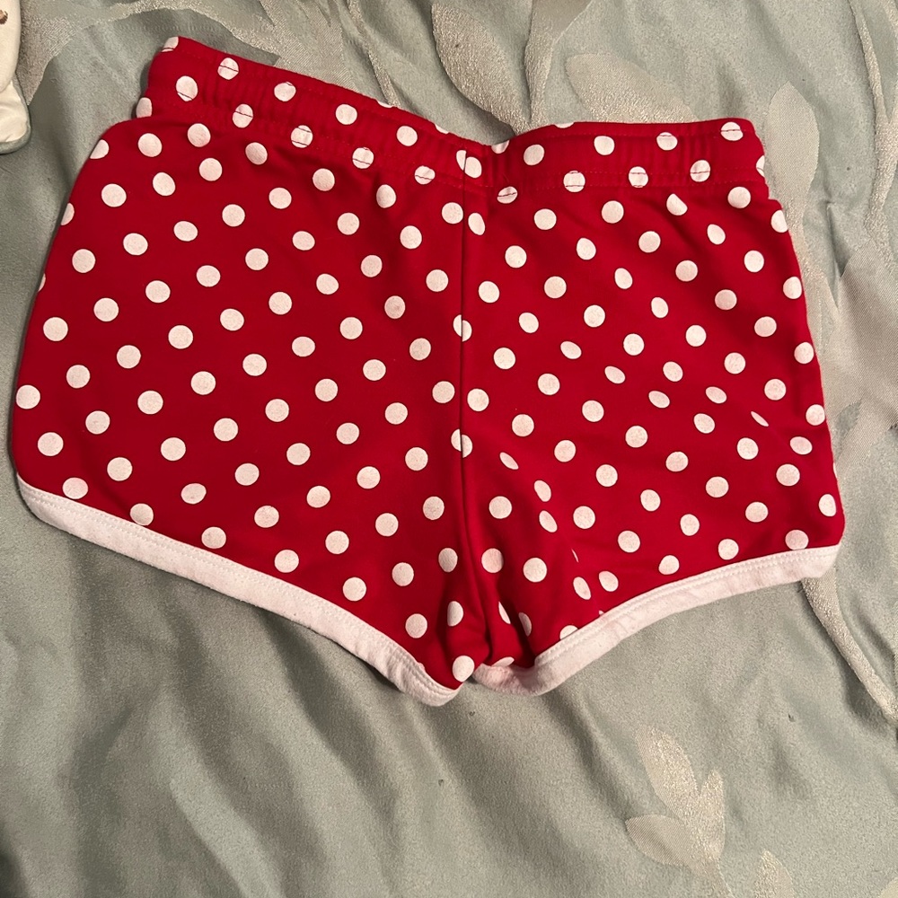 Disney Minnie Mouse red and white polka dot matching outfit size medium girls - Picture 7 of 10